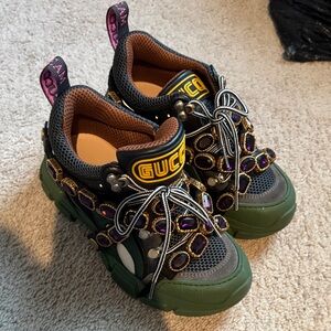 Gucci Flashtrek Sneakers with Purple Accents